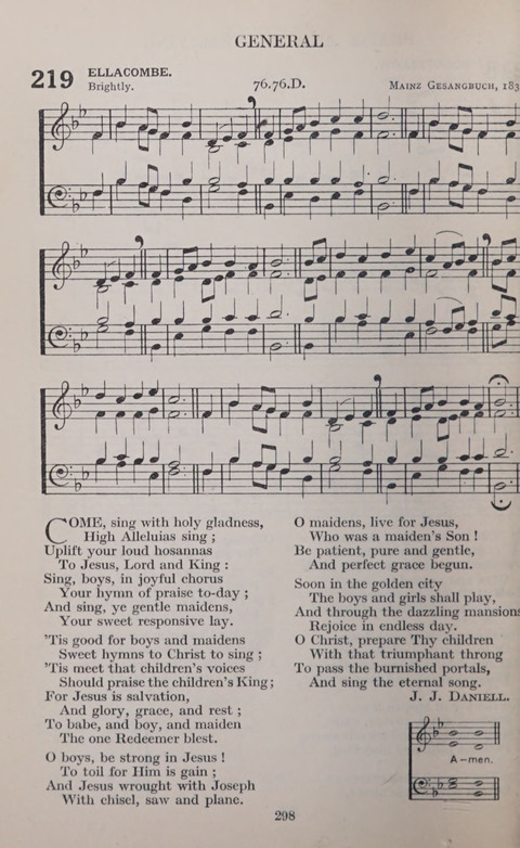 The Church and School Hymnal page 298