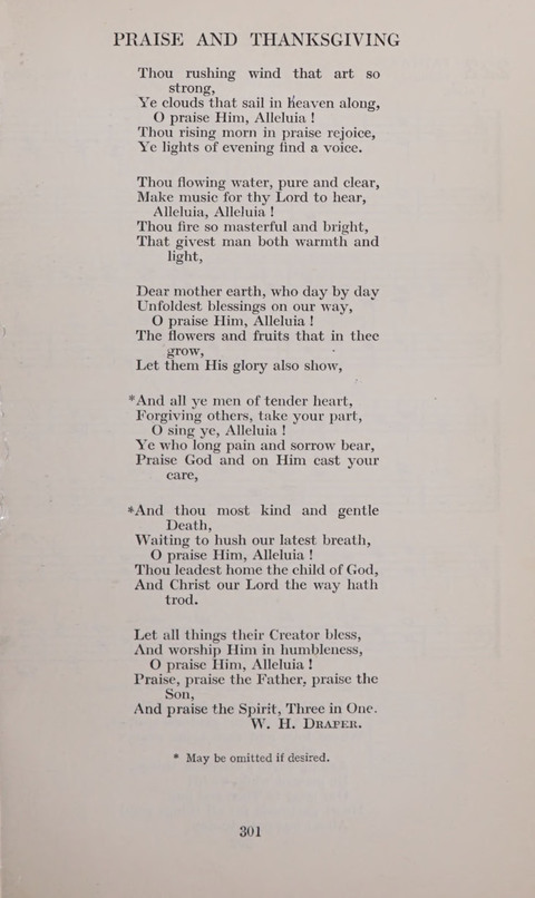 The Church and School Hymnal page 301