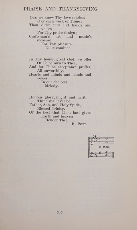 The Church and School Hymnal page 305