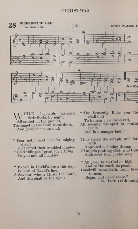 The Church and School Hymnal page 34