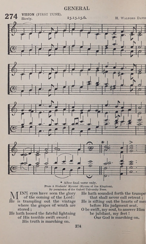 The Church and School Hymnal page 374