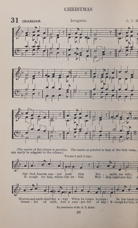 The Church and School Hymnal page 38