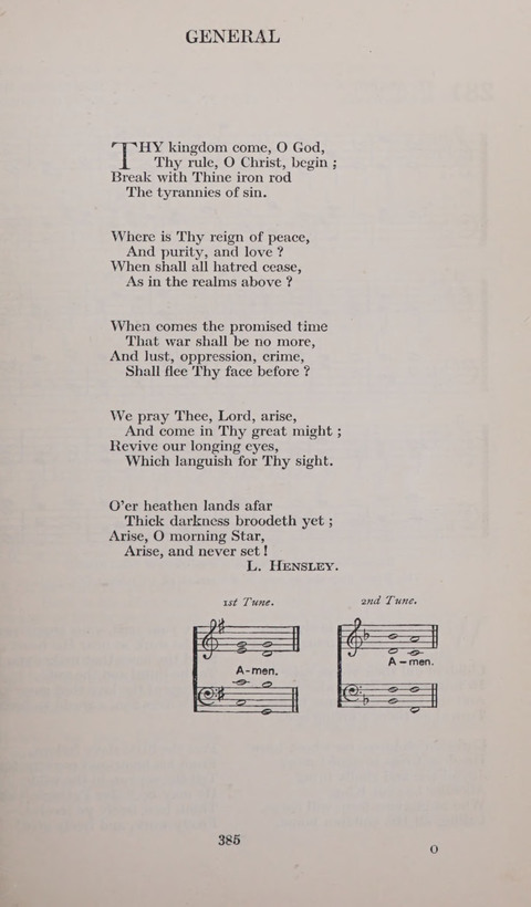 The Church and School Hymnal page 385