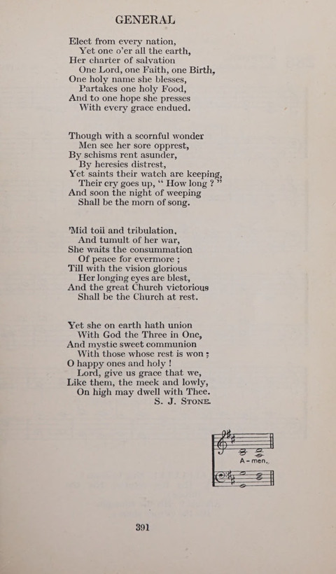 The Church and School Hymnal page 391