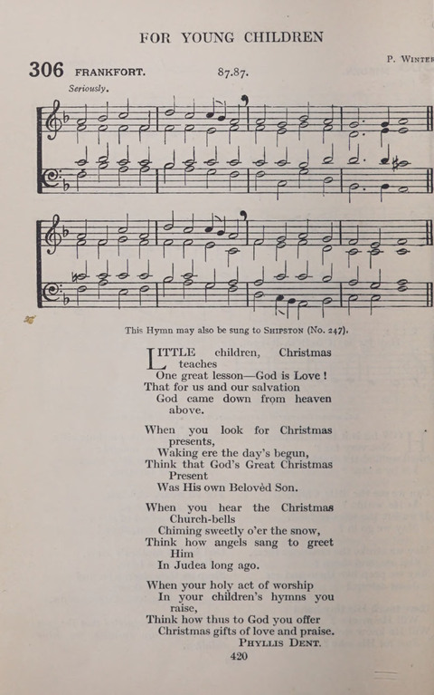 The Church and School Hymnal page 420