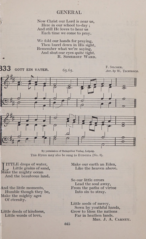 The Church and School Hymnal page 445