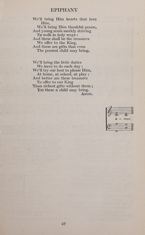 The Church and School Hymnal page 47