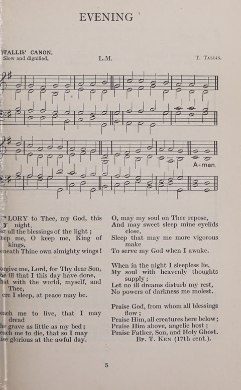 The Church and School Hymnal page 5