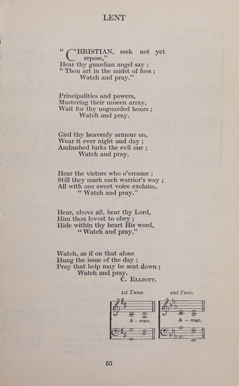 The Church and School Hymnal page 55