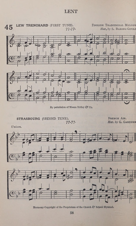 The Church and School Hymnal page 58