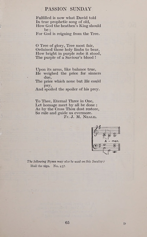 The Church and School Hymnal page 65