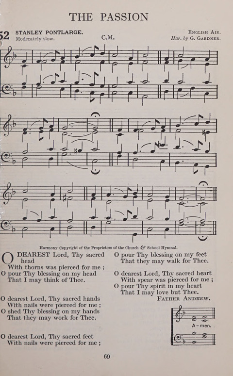 The Church and School Hymnal page 69