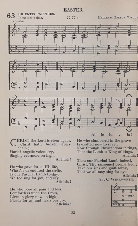 The Church and School Hymnal page 82