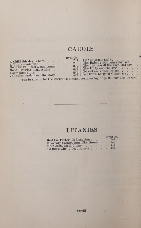 The Church and School Hymnal page xxxiii