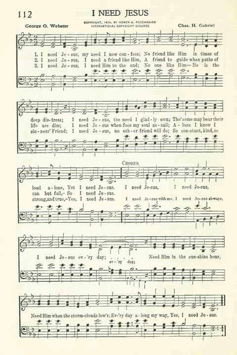 Church Service Hymns page 100