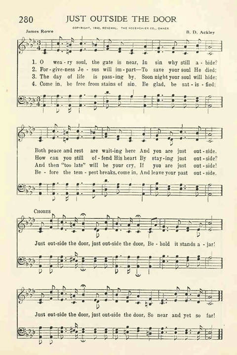 Church Service Hymns page 243