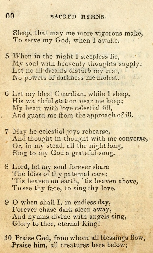 A Collection of Sacred Hymns, for the Church of the Latter Day Saints page 60