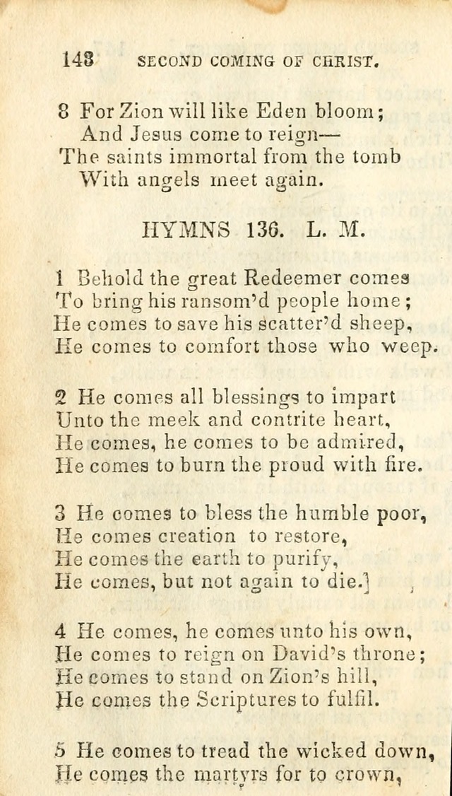 A Collection of Sacred Hymns, for the Church of Jesus Christ of Latter Day Saints page 150