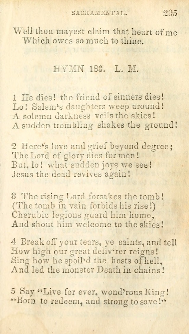 A Collection of Sacred Hymns, for the Church of Jesus Christ of Latter Day Saints page 209