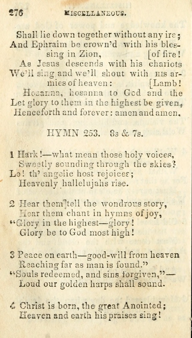 A Collection of Sacred Hymns, for the Church of Jesus Christ of Latter Day Saints page 278