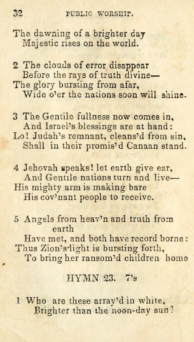 A Collection of Sacred Hymns, for the Church of Jesus Christ of Latter Day Saints page 34