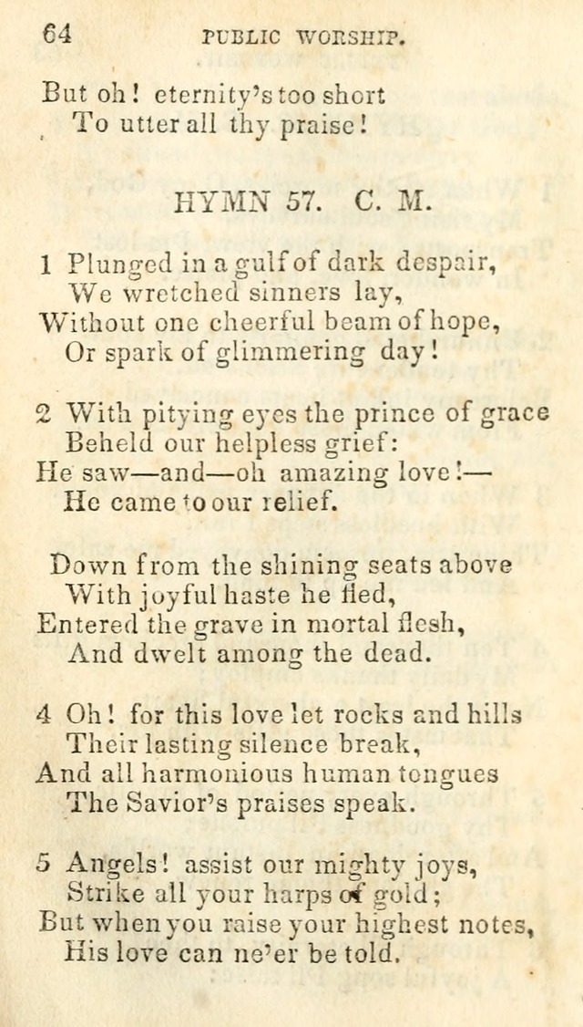 A Collection of Sacred Hymns, for the Church of Jesus Christ of Latter Day Saints page 66