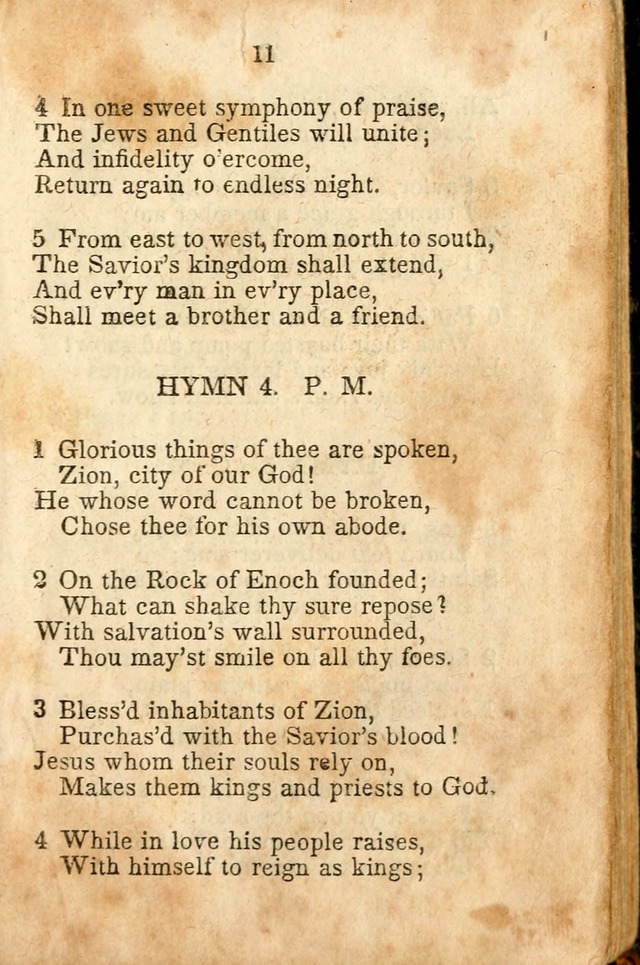 A Collection of Sacred Hymns for the Church of Jesus Christ of Latter-Day  Saints page 12