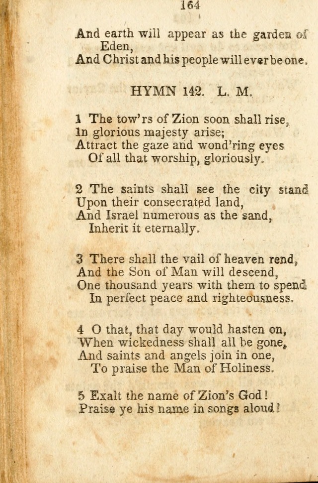 A Collection of Sacred Hymns for the Church of Jesus Christ of Latter-Day  Saints page 165