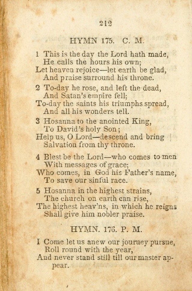 A Collection of Sacred Hymns for the Church of Jesus Christ of Latter-Day  Saints page 213