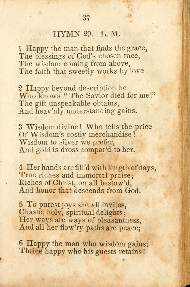 A Collection of Sacred Hymns for the Church of Jesus Christ of Latter-Day  Saints page 38