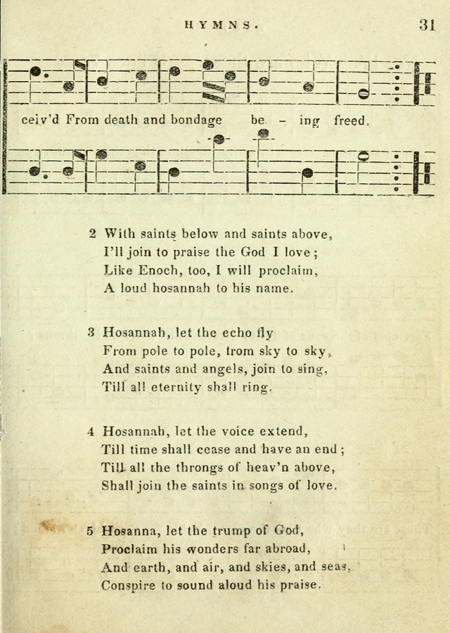 A Collection of Sacred Hymns for the use of the Latter-Day Saints page 31