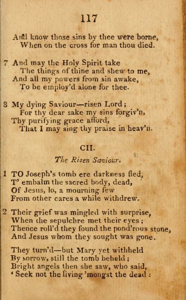 A Choice Selection of Hymns and Spiritual Songs: designed for the use of  the pious page 119