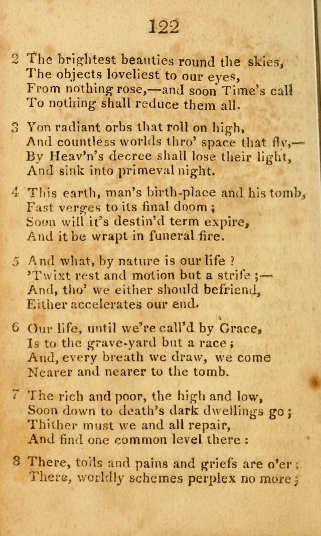 A Choice Selection of Hymns and Spiritual Songs: designed for the use of  the pious page 124