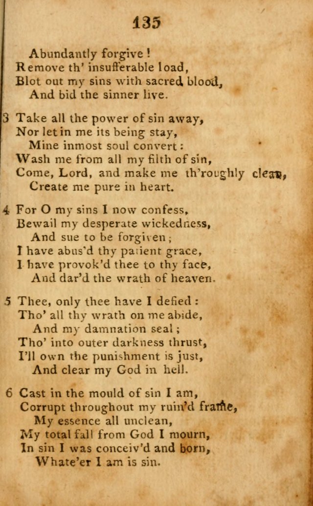 A Choice Selection of Hymns and Spiritual Songs: designed for the use of  the pious page 137