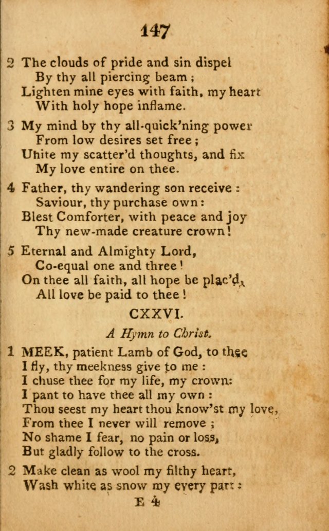 A Choice Selection of Hymns and Spiritual Songs: designed for the use of  the pious page 149