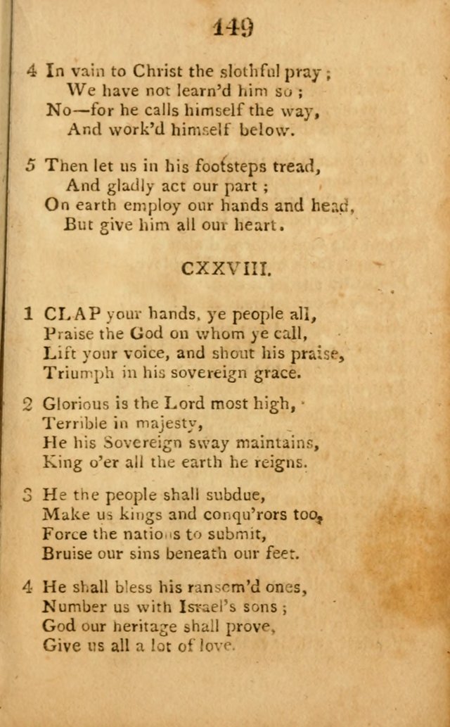 A Choice Selection of Hymns and Spiritual Songs: designed for the use of  the pious page 151