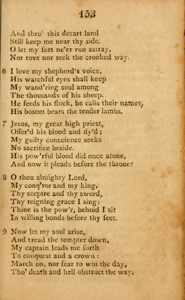 A Choice Selection of Hymns and Spiritual Songs: designed for the use of  the pious page 155