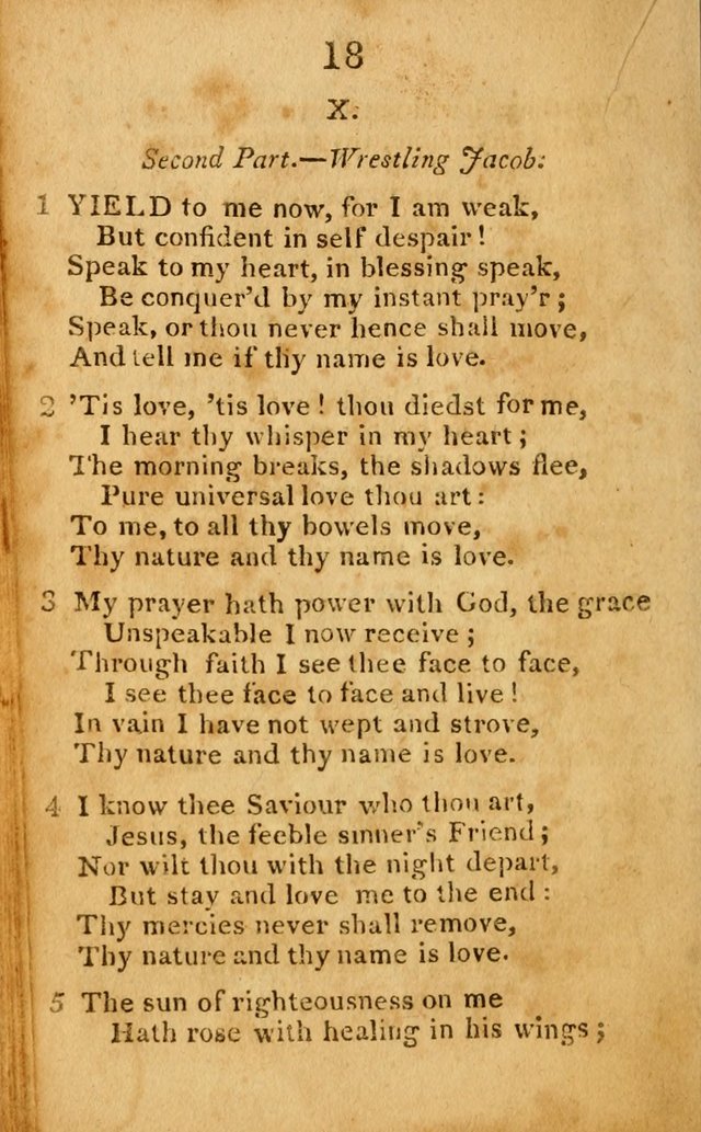 A Choice Selection of Hymns and Spiritual Songs: designed for the use of  the pious page 18