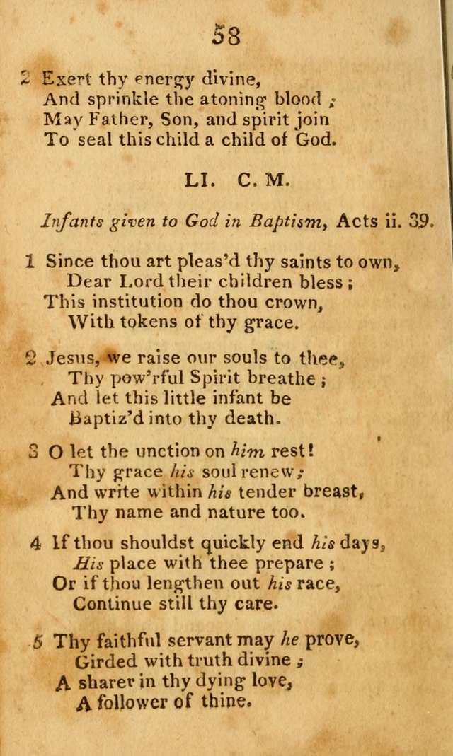 A Choice Selection of Hymns and Spiritual Songs: designed for the use of  the pious page 60