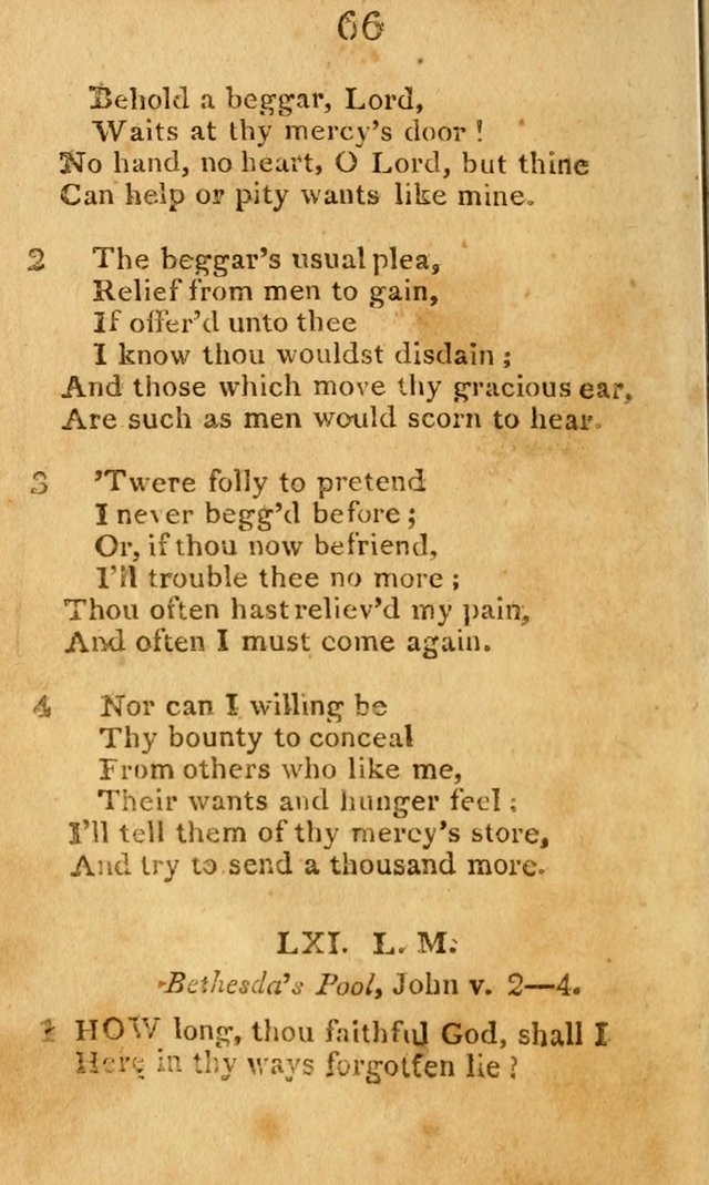 A Choice Selection of Hymns and Spiritual Songs: designed for the use of  the pious page 68