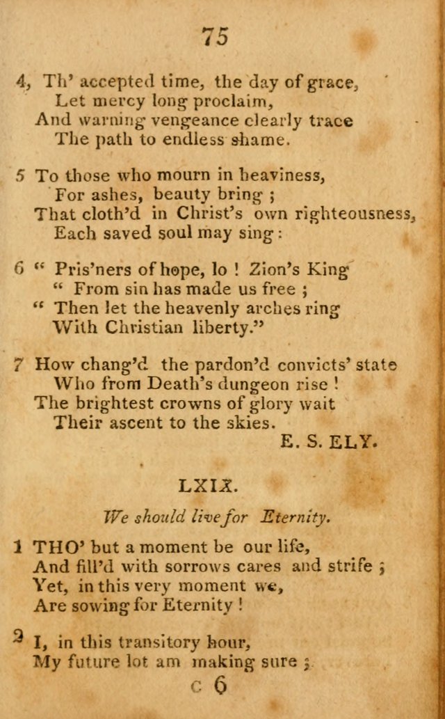 A Choice Selection of Hymns and Spiritual Songs: designed for the use of  the pious page 77