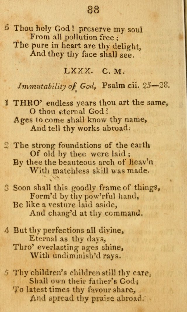 A Choice Selection of Hymns and Spiritual Songs: designed for the use of  the pious page 90