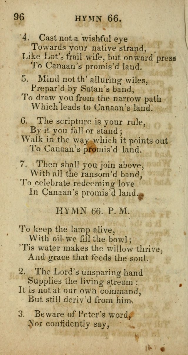 A Choice Selection of Hymns and Spiritual Songs, Designed to Aid in the Devotions of Prayer, Conference, and Camp-Meetings page 107