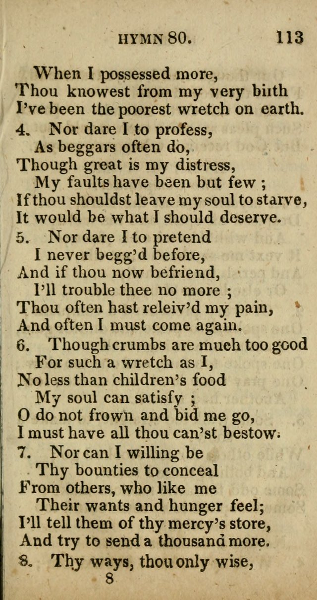 A Choice Selection of Hymns and Spiritual Songs, Designed to Aid in the Devotions of Prayer, Conference, and Camp-Meetings page 124