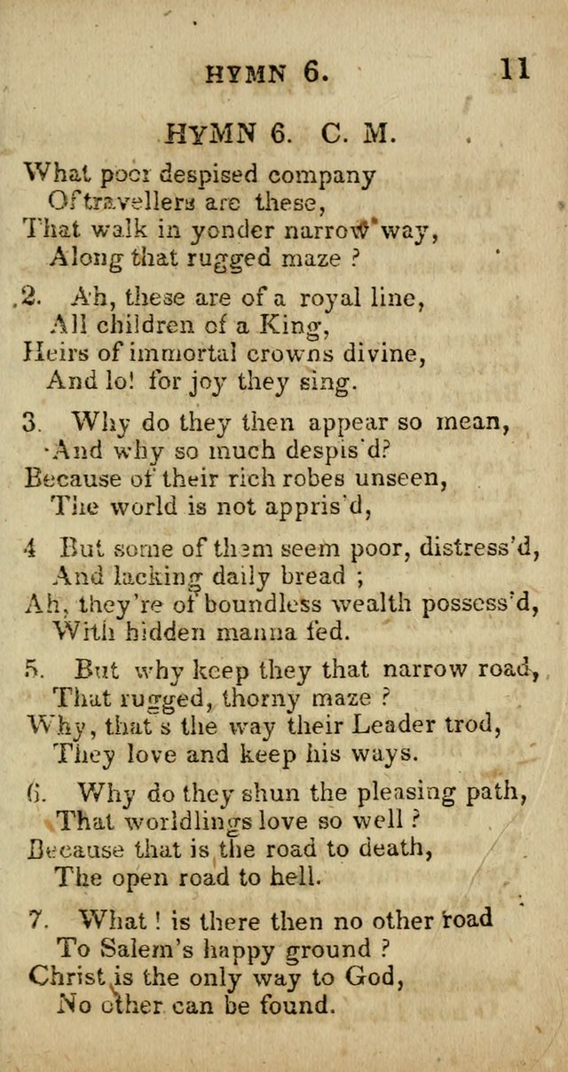 A Choice Selection of Hymns and Spiritual Songs, Designed to Aid in the Devotions of Prayer, Conference, and Camp-Meetings page 18