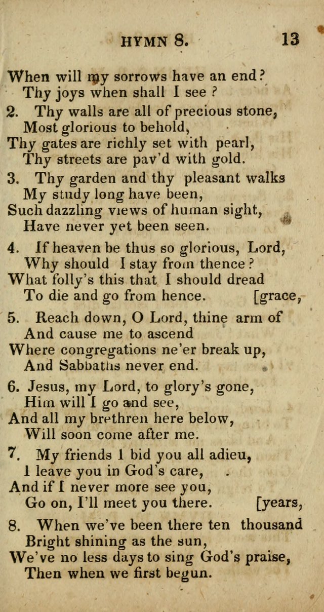 A Choice Selection of Hymns and Spiritual Songs, Designed to Aid in the Devotions of Prayer, Conference, and Camp-Meetings page 20