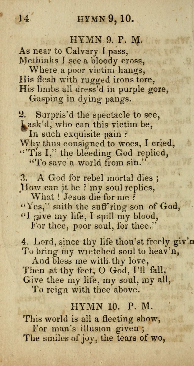 A Choice Selection of Hymns and Spiritual Songs, Designed to Aid in the Devotions of Prayer, Conference, and Camp-Meetings page 21