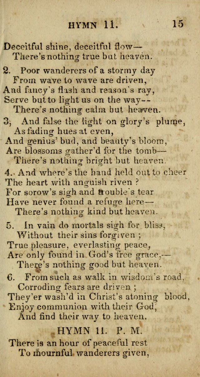 A Choice Selection of Hymns and Spiritual Songs, Designed to Aid in the Devotions of Prayer, Conference, and Camp-Meetings page 22