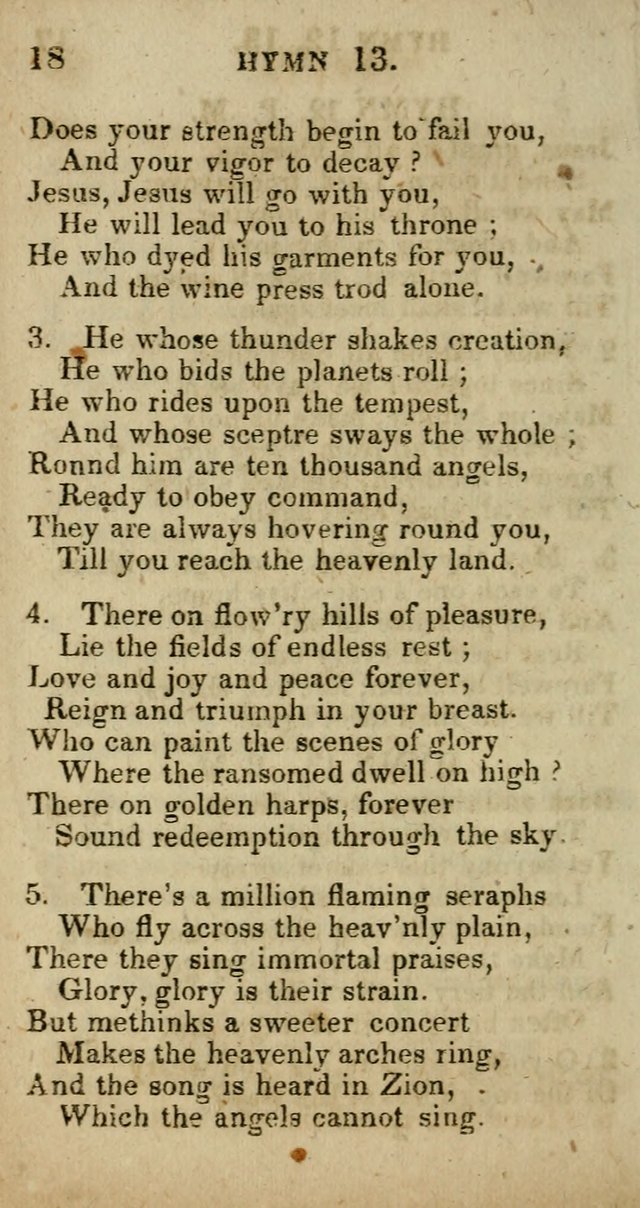 A Choice Selection of Hymns and Spiritual Songs, Designed to Aid in the Devotions of Prayer, Conference, and Camp-Meetings page 25