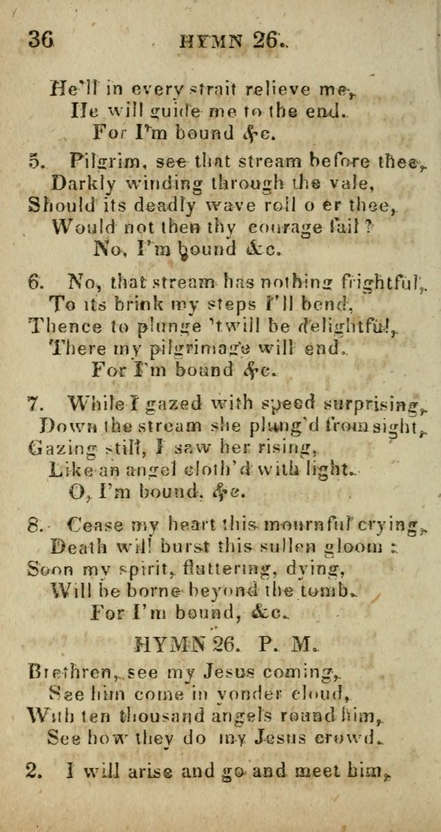 A Choice Selection of Hymns and Spiritual Songs, Designed to Aid in the Devotions of Prayer, Conference, and Camp-Meetings page 43